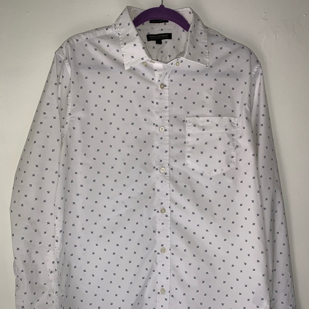 White Banana Republic Floral